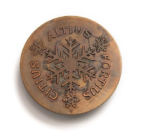 Back of Oslo 1952 participation medal