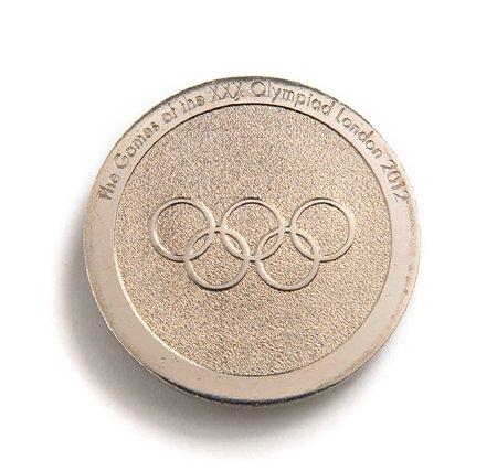 Back of London 2012 participation medal